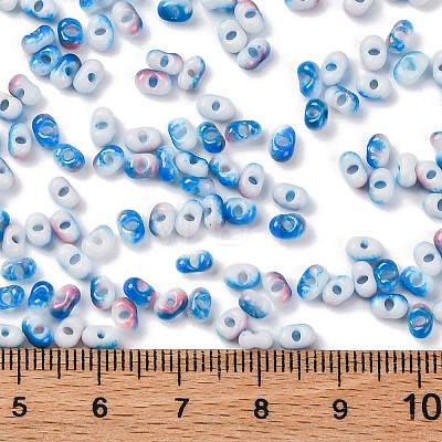 Baking Paint Glass Seed Beads SEED-C003-01F-1