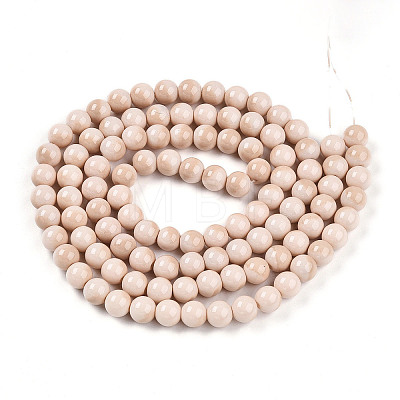 Baking Paint Glass Beads X1-DGLA-N012-8mm-07-1
