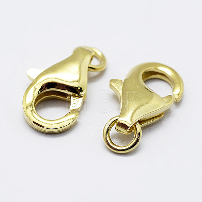 925 Sterling Silver Lobster Claw Clasps STER-K167-074D-G-1