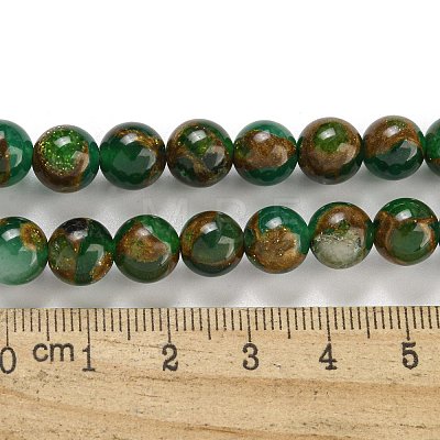 Synthetic Gold Clinquant Stone Beads Strands G-P549-A01-01D-1