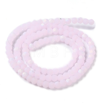 Imitation Jade Glass Beads Strands EGLA-A034-J3mm-MB02-1