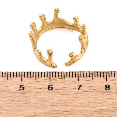 Marine Animal Theme 304 Stainless Stee Open Cuff Rings LS-RJEW-Q005-01F-G-1