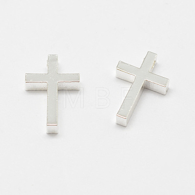 Brass Tiny Cross Charms LS-KK-F718-08P-1