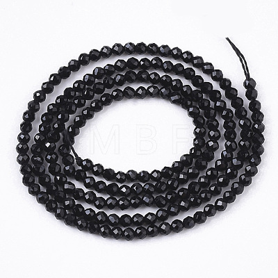 Electroplate  Opaque Solid Color Glass Beads Strands X-EGLA-N002-03A-1
