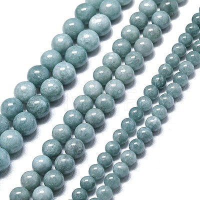 Natural Malaysia Jade Beads Strands G-L645-A01-14mm-12-1