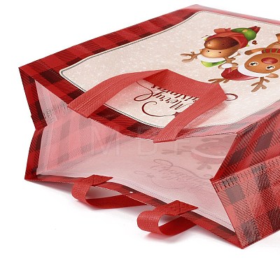 Christmas Theme Laminated Non-Woven Waterproof Bags ABAG-B005-02B-04-1