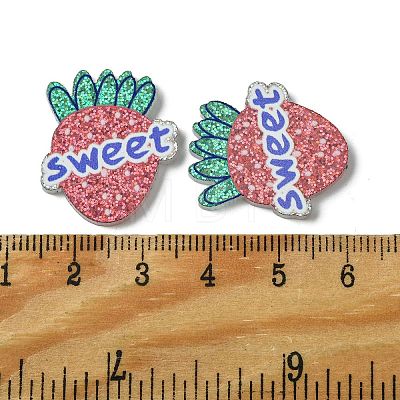 Resin Decoden Cabochons RESI-C045-08H-1