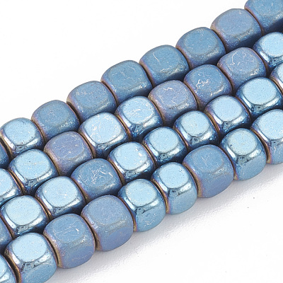 Electroplate Non-magnetic Synthetic Hematite Beads Strands G-N0318-40-A-1