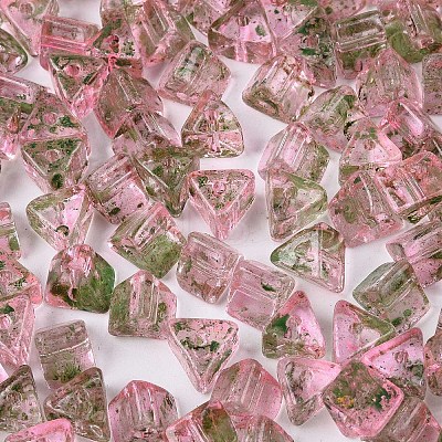 Picasso Transparent Glass Beads SEED-Q039-02K-1