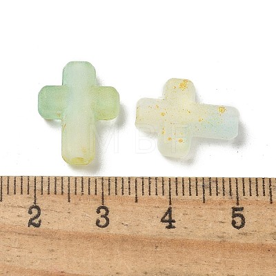 Gradient Color Transparent Acrylic Beads OACR-M023-03D-1