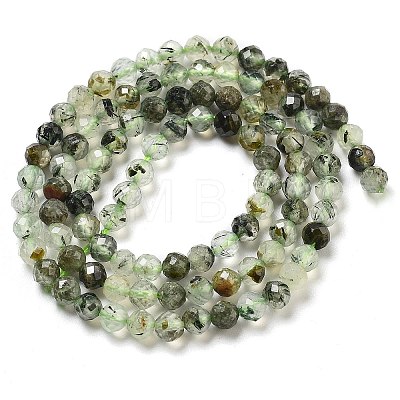 Natural Prehnite Beads Strands G-G161-A12-03-1