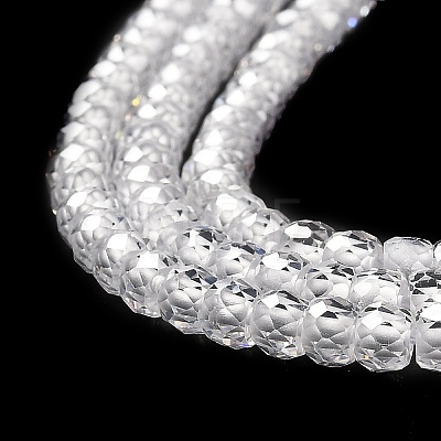 Cubic Zirconia Bead Strands ZIRC-G001-01D-1