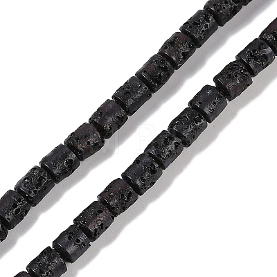 Natural Lava Rock Beads Strands G-A234-E02-03-1