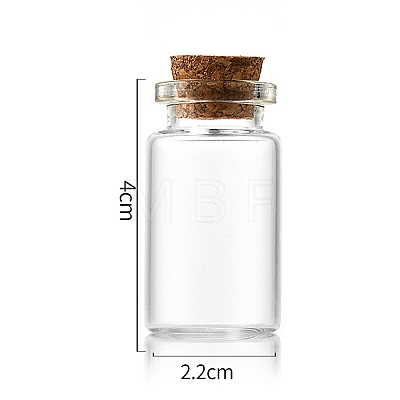 Glass Bottle CON-WH0085-70C-1