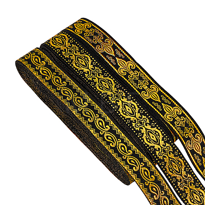3Pcs 3 Styles Ethnic Style Polyester Ribbons OCOR-PH0030-28-1