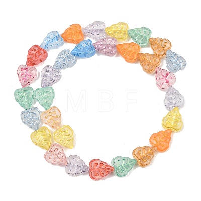 Baking Paint Transparent Glass Beads GL-CBA4370-04-1