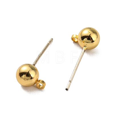 Brass Stud Earring Findings FIND-R144-13C-G18-1