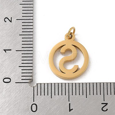 304 Stainless Steel Charms
with Jump Ring LS-STAS-R001-02G-S-1