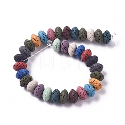 Natural Lava Rock Beads Strands G-L545-B-01-1