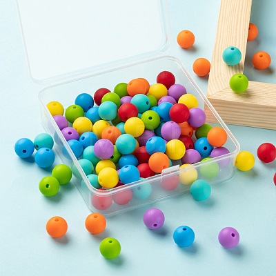 7 Colors Food Grade Eco-Friendly Silicone Beads SIL-LS0001-02A-1