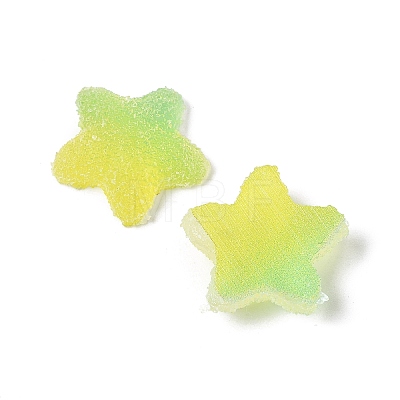 Imitation Candy Food Style Resin Cabochons RESI-R461-02M-1