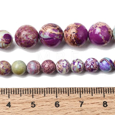 Natural Imperial Jasper Graduated Beads Strands G-A323-C03-01A-1