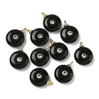 Natural Black Onyx Pendants G-H328-08G-A16-1