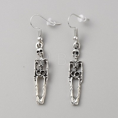 Bohemia Alloy Dangle Earrings for Women EJEW-WH0009-42A-1