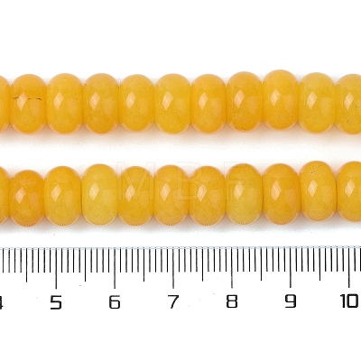Dyed Natural White Jade Beads Strands G-G107-A15-01-1