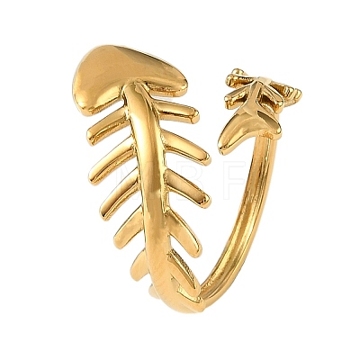 Ocean 304 Stainless Steel Cuff Open Rings SA-CBA183D-12G-1