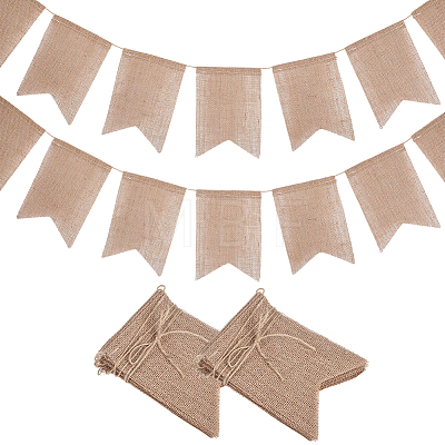 Jute Hanging Banners DIY-WH0890-28-1