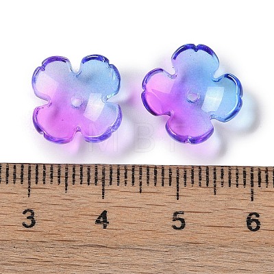 Baking Paint Glass Bead Caps GLAA-S202-04D-1