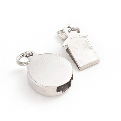304 Stainless Steel Box Clasps STAS-I133-03P-1