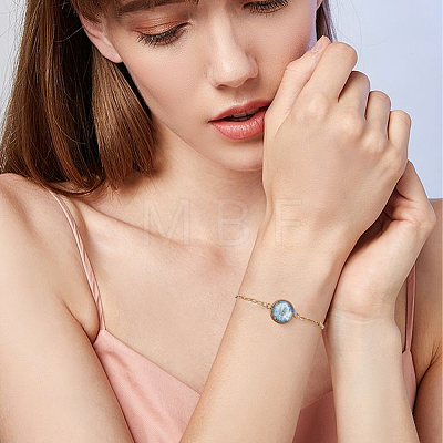 16Pcs 2 Colors 304 Stainless Steel Paperclip Chain Satellite Chain Bracelet Making BJEW-SP0001-32A-1