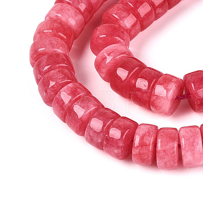 Dyed Natural White Jade Beads Strands G-T143-17G-1