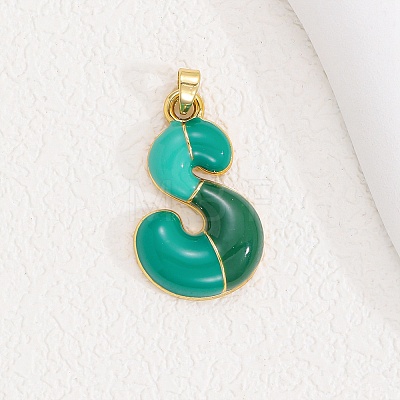 Alloy Enamel Pendants ENAM-S023-01G-S-1