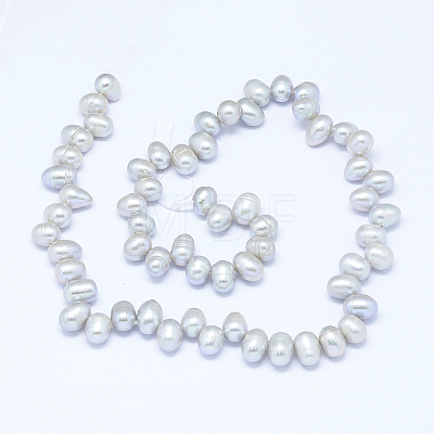 Natural Cultured Freshwater Pearl Beads Strands PEAR-G004-01A-01-1