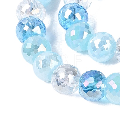 Electroplate Mixed Styles Glass Beads Strands EGLA-N022-17A-A01-1