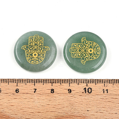 Natural Green Aventurine Cabochons G-N345-06D-1