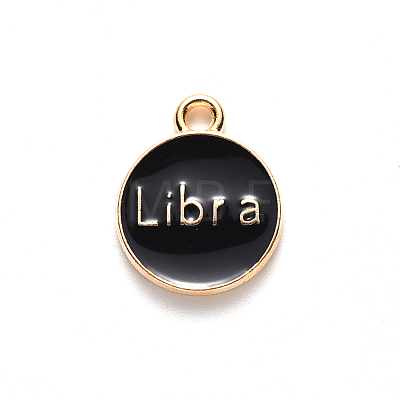 Alloy Enamel Pendants LS-ENAM-S124-01B-08K-1