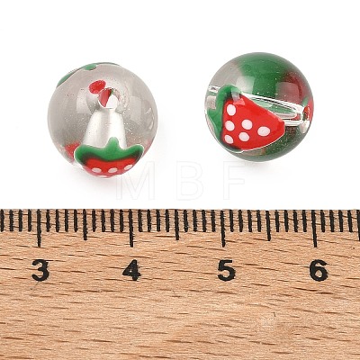 Transparent Glass Enamel Beads GLAA-P078-01A-03-1