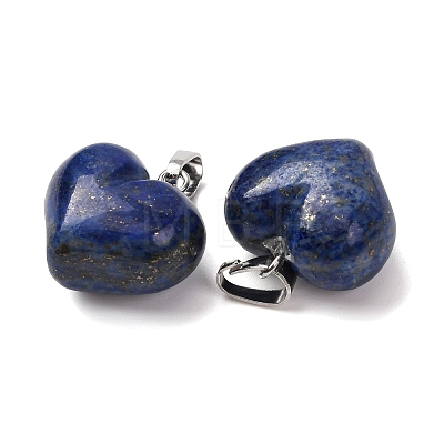 Dyed Natural Lapis Lazuli Pendants G-B188-04P-01-1