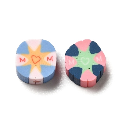 Mother's Day Handmade Polymer Clay Beads CLAY-E001-01D-1