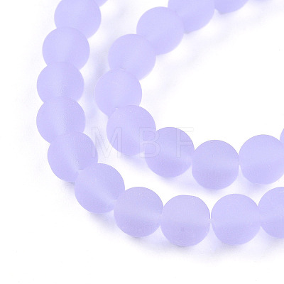 Transparent Glass Beads Strands GLAA-T032-T8mm-MD01-1