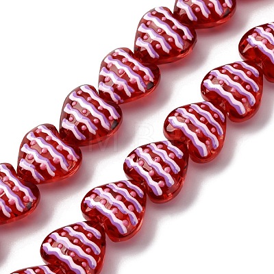 Glass Enamel Beads GLAA-Q125-01D-1