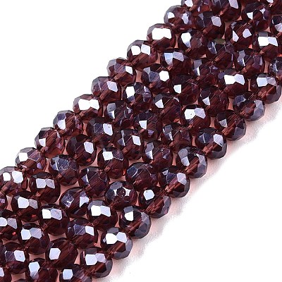 Electroplate Glass Beads Strands EGLA-A044-T3mm-A13-1