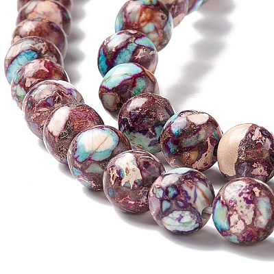 Natural Imperial Jasper Beads Strands G-K327-02A-1