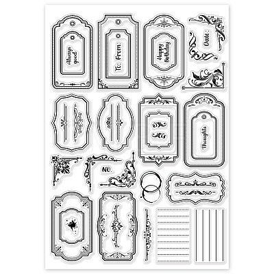 Custom PVC Plastic Stamps DIY-WH0296-0027-1