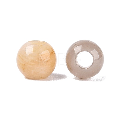 Natural Yellow Aventurine European Beads G-Q607-02C-1