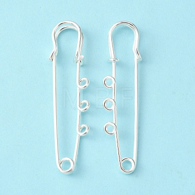 Iron Brooch Findings KK-Q491-S-1